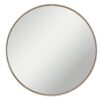 Ronde wandspiegel taupe – foto 2