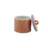Voorraadpotje swirl oranje-lila – foto 2