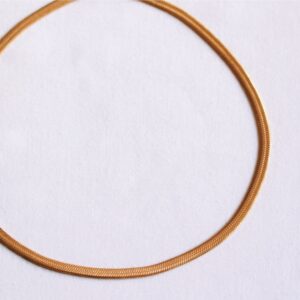 Platte snake ketting XL