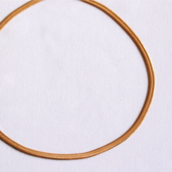 Platte snake ketting XL