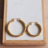 Creolen maxi 40 mm – goud – foto 4