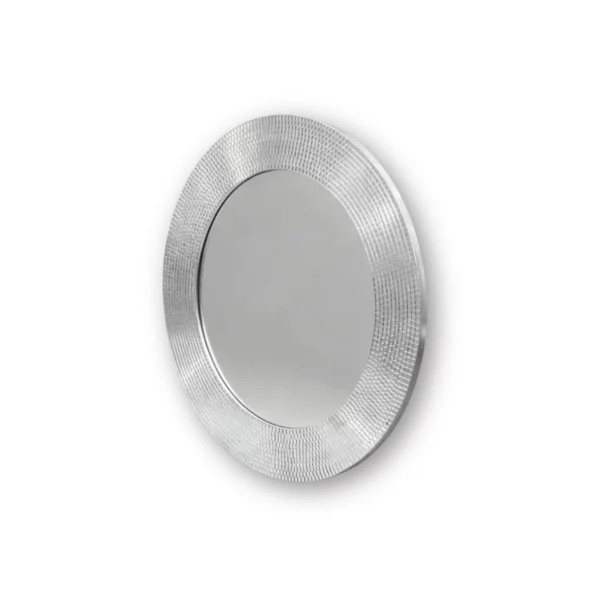 Discospiegel rond zilver – sfeerfoto