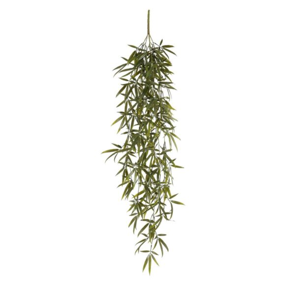 Kunststof hangplant – Kunst hangplant Bamboe Groen 105 cm