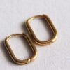 Creool ovaal 16 mm basic in goud