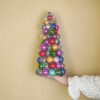 Kerstboom kerstballen meerkleurig – foto 4