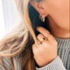 Creool ovaal 21 mm basic – goud – foto 2