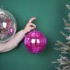 Discobal kersthanger roze – foto 3