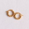 Creool 14 mm bolletjes in goud