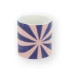Swirl bloempot blauw-roze – foto 2