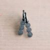 Oorringen met 3 smileys – zilver – foto 2