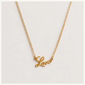Fijne ketting Love