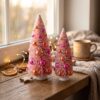 Kerstboom sisal roze – sfeerfoto