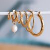 Creool 20 mm ballen – goud – foto 2