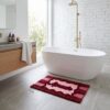 Badmat Amour roze/rood van House Vitamin