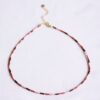 Miyuki ketting – kersenrood – foto 2