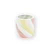 Marshmallow bloempot roze-geel klein – foto 2
