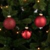 Kerstballen Set Glas Rood – 26 stuks