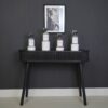 Sidetable zwart met lamellen – foto 6