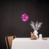 Discobal kersthanger roze – foto 6