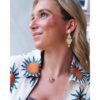 Statement oorbellen diamantvorm – foto 2