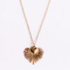 Fijne ketting met hartje en roggen
