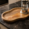 Dienblad Bauru Naturel Hout in een sfeervol interieur