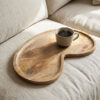 Dienblad Villeta Naturel Hout in een sfeervol interieur