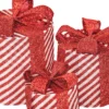 Led kerstcadeau rood wit – foto 3
