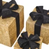 Led kerstcadeau goud zwart – foto 5