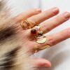 Tila-ring – nude tinten – foto 2