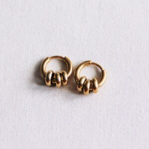 Creool met 3 ringen – goud