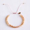 Armband verguld goud – Edelsteen armband met verguld Miyuki koraal