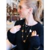 Box-ketting met vierkante hartbedel – foto 4