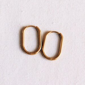 Creool ovaal 21 mm basic – goud