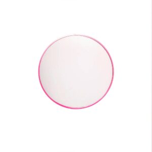 Ronde Wandspiegel Roze – Metaal Ø40 cm