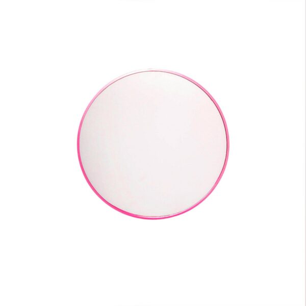 Kleine ronde spiegel roze – productfoto