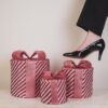 Led kerstcadeau roze wit – foto 4