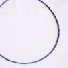 Miyuki ketting in paars en verguld