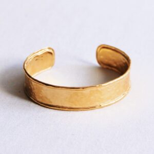 Bangle breed gedeukt – goud