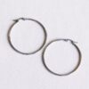 Creool 50 mm basic in zilver